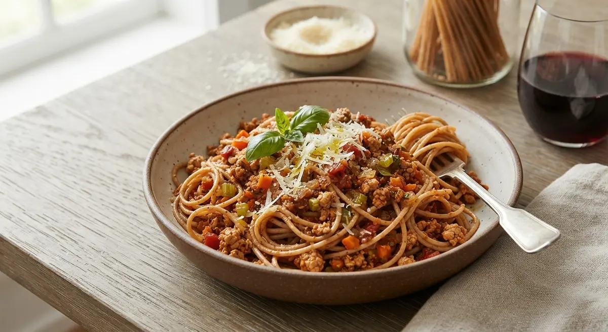 Whole Wheat Turkey Bolognese